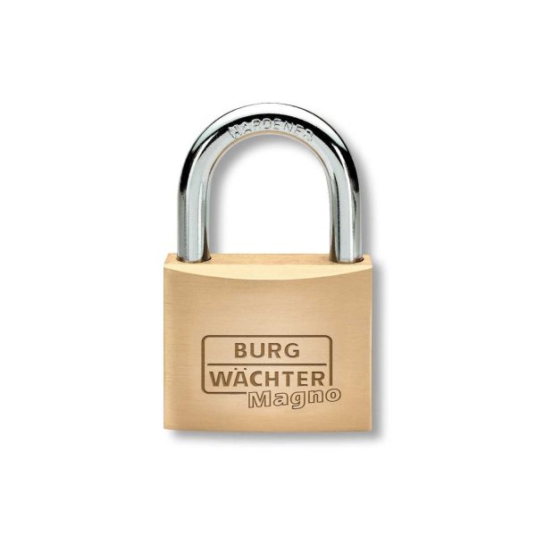 BURG 400 BRASS MAGNO PADLOCK - Image 1