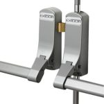 EXIDOR 285 SILVER DOUBLE REBATED PANIC BOLT