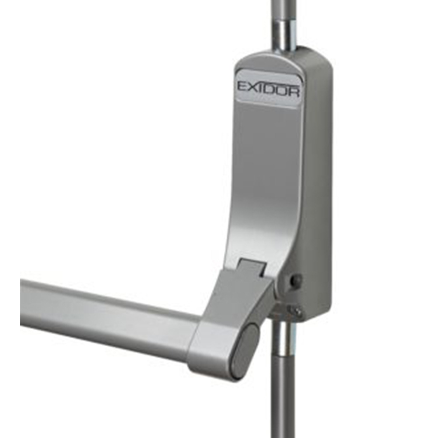 FE294S EXIDOR 294 SILVER SINGLE PANIC BOLT - Image 1
