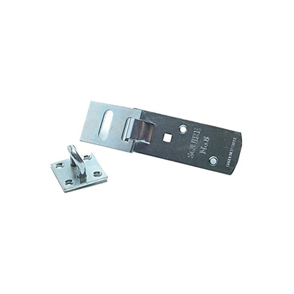 SQUIRE No8 MAXICLAM HARDEND STEEL HASP & STAPLE - Image 1