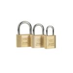 UNION 3122 BRASS OPEN SHACKLE PADLOCK