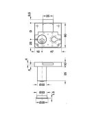 HAFELE 230.01.701 RIM LOCK - Image 2