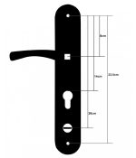 HOOPLY LEVER DOOR HANDLES WITH THUMBTURN - Image 2