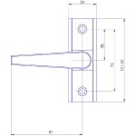 NELK LEVER HANDLE & CAM PLUG - Image 3