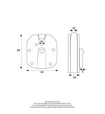 ERA 975 5 LEVER PADLOCK - Image 2
