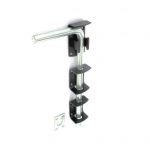 NELK BLACK 12" GARAGE DOOR BOLT