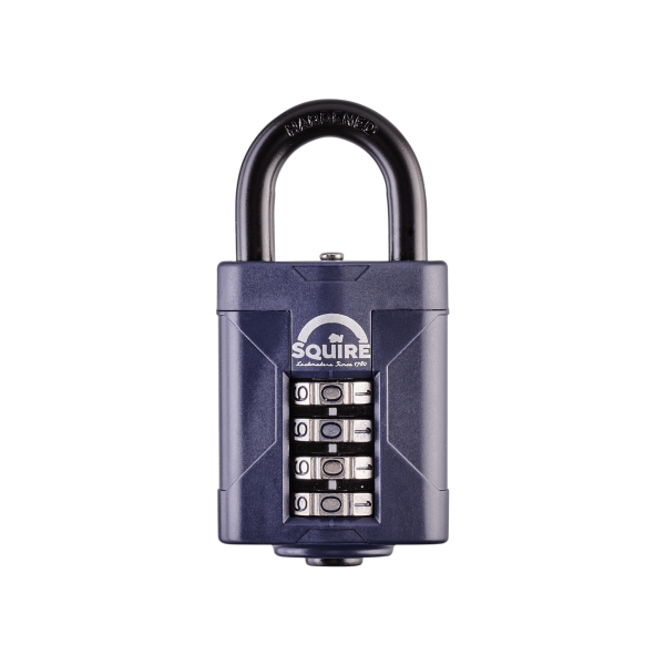 SQUIRE CP50 50mm STEEL SHACKLE COMBINATION PADLOCK - Image 1