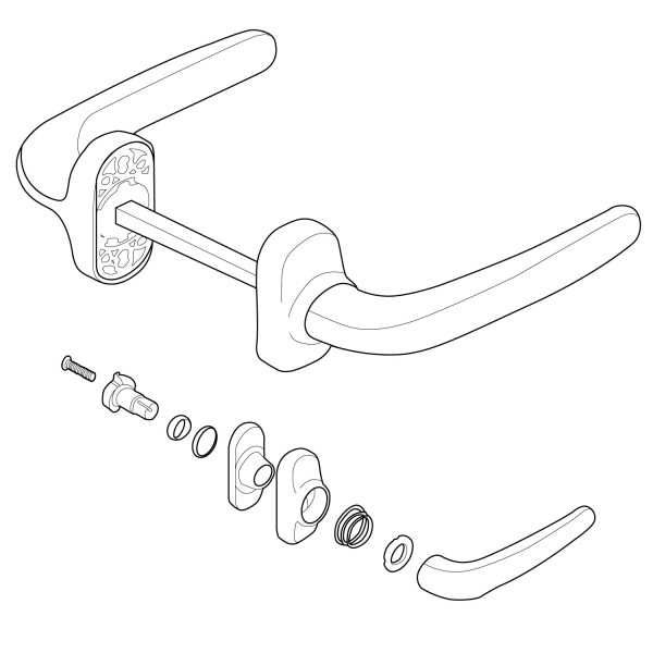 GIESSE PRIMA PLUS DOOR HANDLE - Image 2