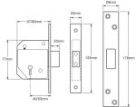 UNION 3G114E C-SERIES 5 LEVER BRITISH STANDARD DEADLOCK - Image 2