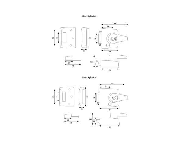 ERA 183 & 193 AUTOMATIC DEADLOCKING NIGHTLATCH - Image 2