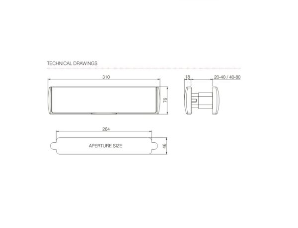 MILA PROSTYLE 12" LETTER BOX 40-80mm SLEEVE - Image 2