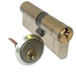 NELK 1* TS007 DUAL EURO PROFILE & RIM CYLINDER KEYED ALIKE PAIR