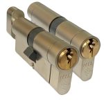 NELK 1* TS007 DUAL EURO PROFILE & EURO TURN KEYED ALIKE PAIR