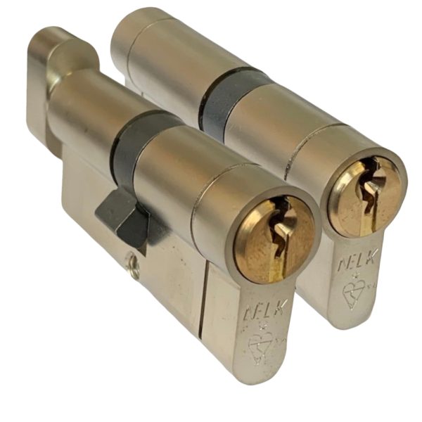 NELK 1* TS007 DUAL EURO PROFILE & EURO TURN KEYED ALIKE PAIR - Image 1