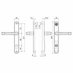 PROSECURE ENHANCED SECURITY 2* PAS24 DOOR HANDLE 212 CENTRES - Image 2