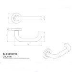 NERA SAFETY LEVER ON SPRUNG ROSE - Image 2