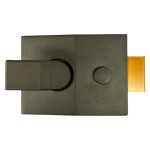 white background with grey deadlock nightlatch