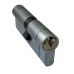white background with silver locking mechanism