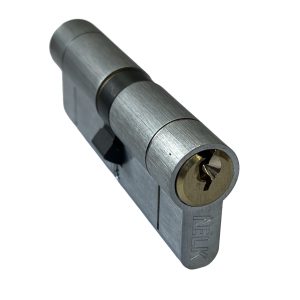 white background with silver locking mechanism