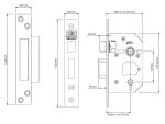 white background with drawing of bathroom lock