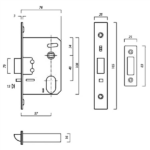 Briton 5250-57 Euro / Oval Nightlatch Case - Image 3