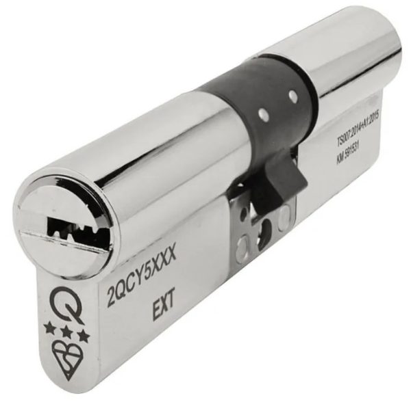 white background with dual euro cylinder