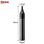 KESA 1.5mm end milling cutter compatible with General Vertical Mechanical Key Machine Silca Matrix/JMA Carpi/Keyline 303/304 /Punto/T-REX/RST Mustang