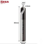 KESA Dimple Cutter 105° compatible with common manual vertical key machine Silca Matrix/JMA Carpi/Keyline 303/304 /Punto/T-REX/RST Mustang